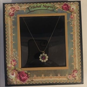 Michal Negrin flower necklace!